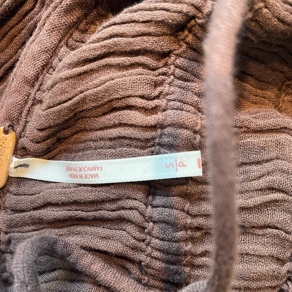 NWNT Free People Verbena Midi Dress  asymmetrical hem in chocolate Brown SZ S L - Picture 12 of 14